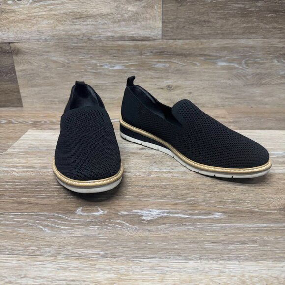 Adam Tucker Alana15 Black Mesh Stretch Slip On Loafers Women's Size 8.5 - Picture 5 of 6